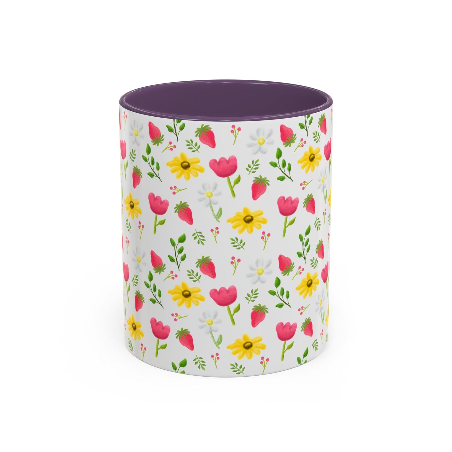 Berry Floral Coffee Mug