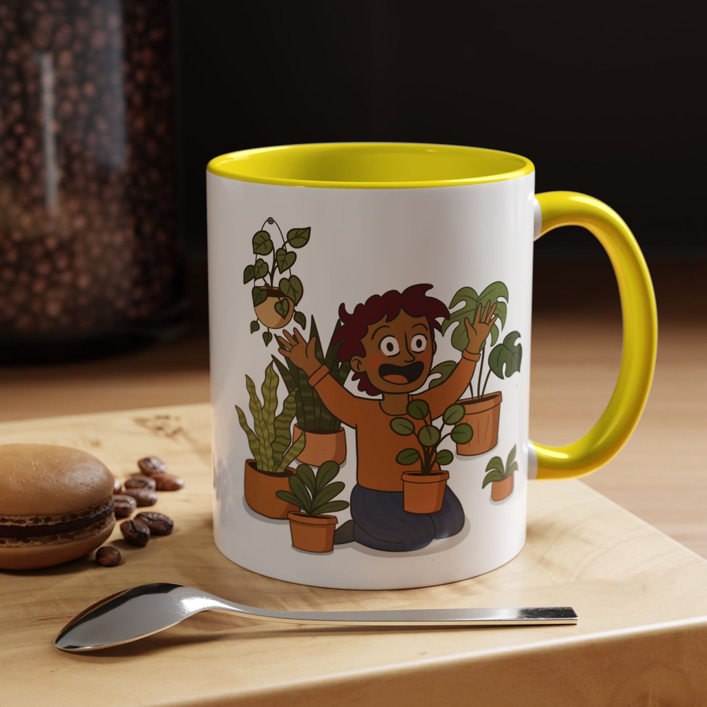 Crazy Plant Person Coffee Mug