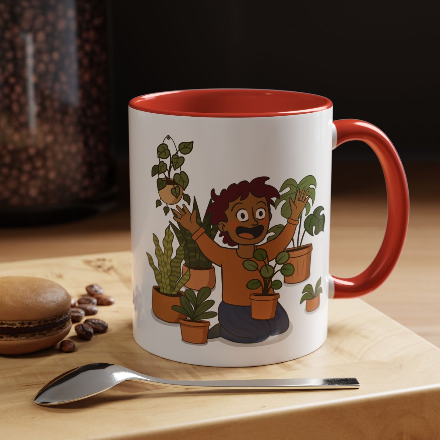 Crazy Plant Person Coffee Mug