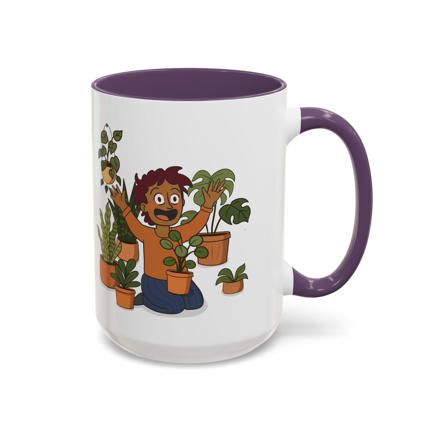 Crazy Plant Person Coffee Mug