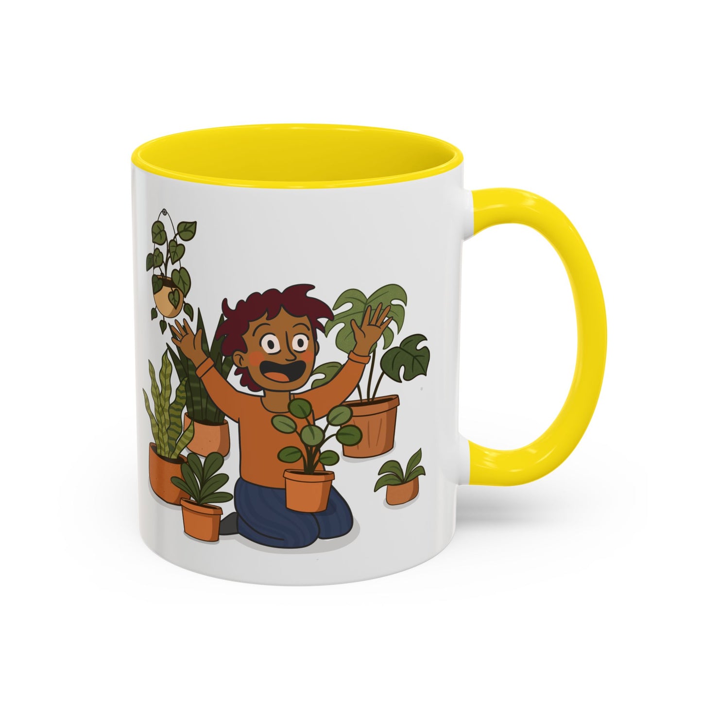 Crazy Plant Person Coffee Mug