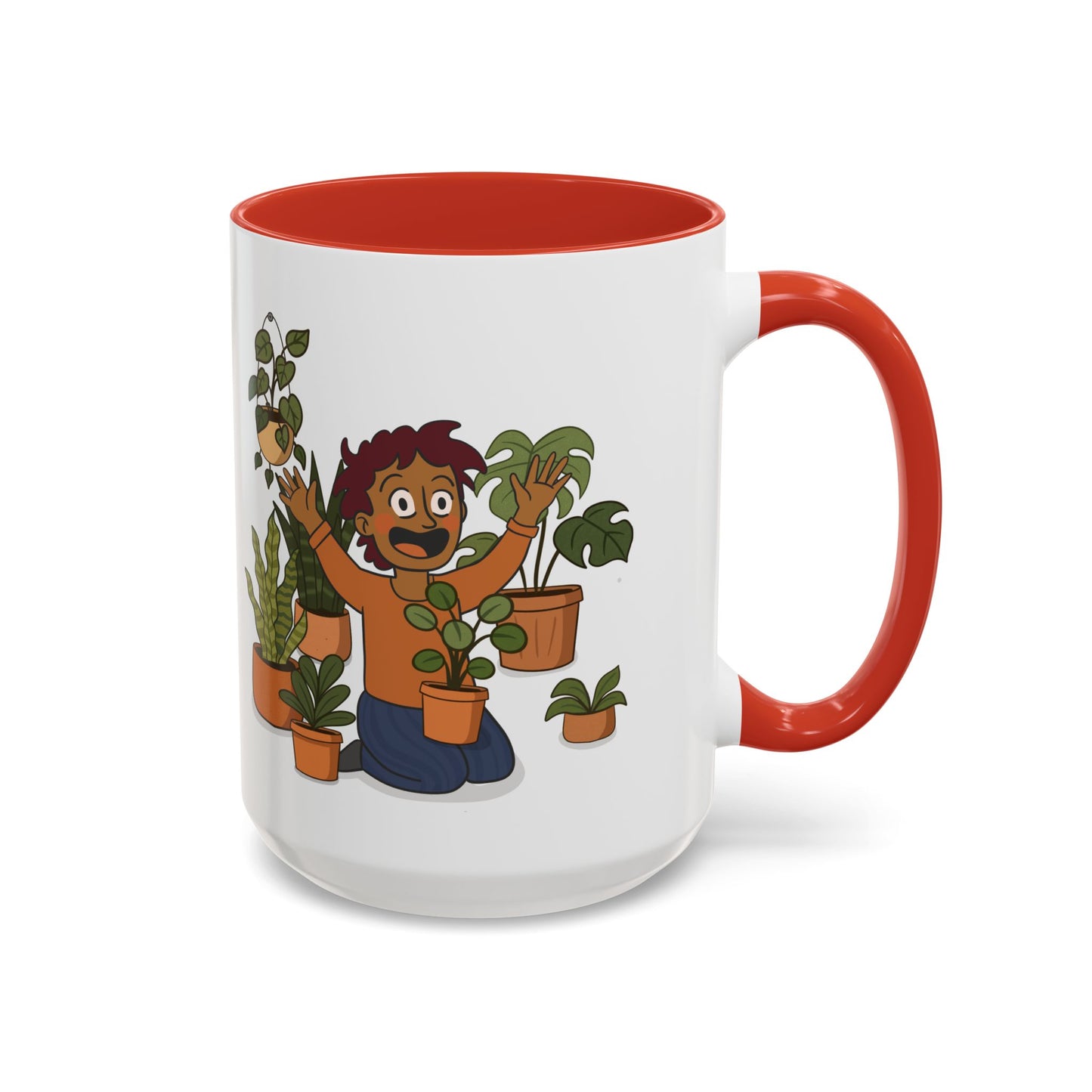 Crazy Plant Person Coffee Mug