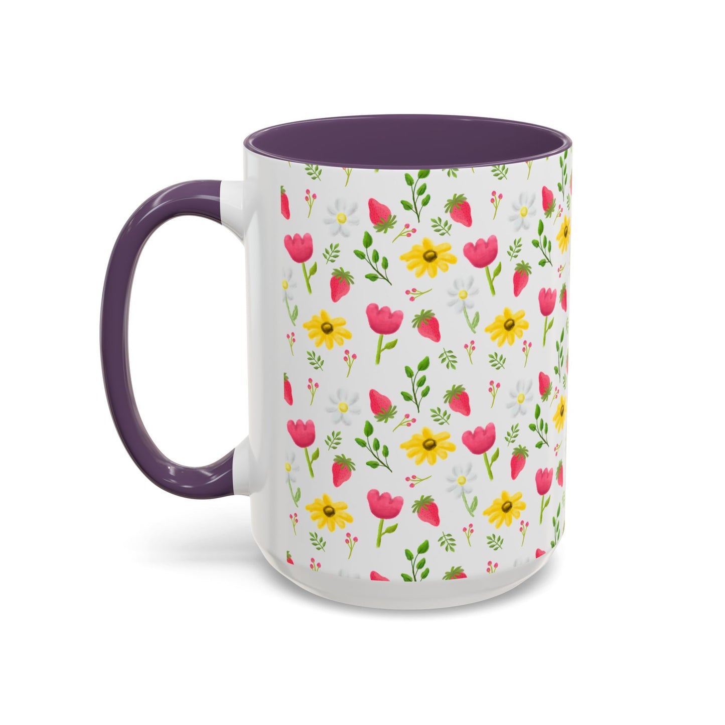 Berry Floral Coffee Mug