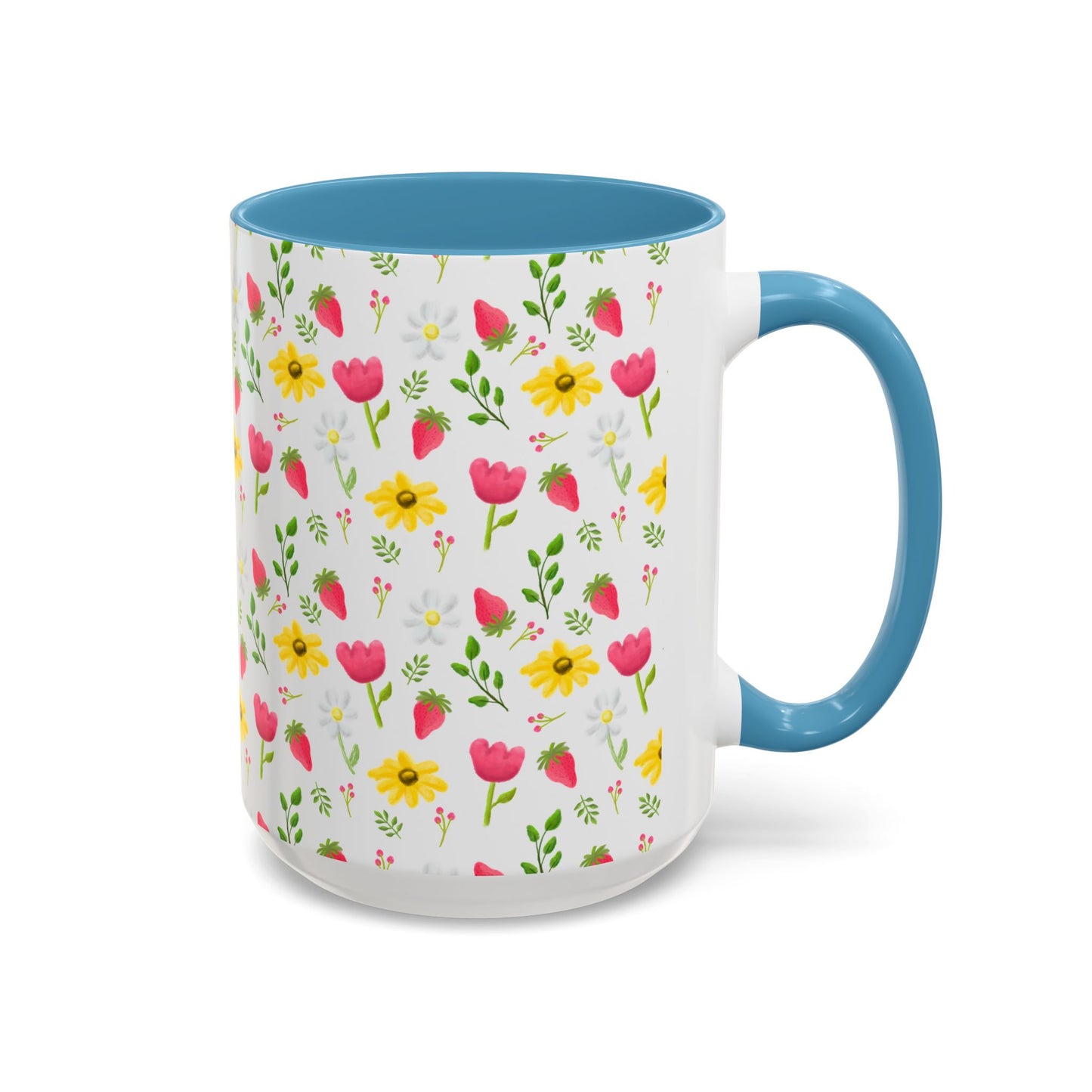 Berry Floral Coffee Mug