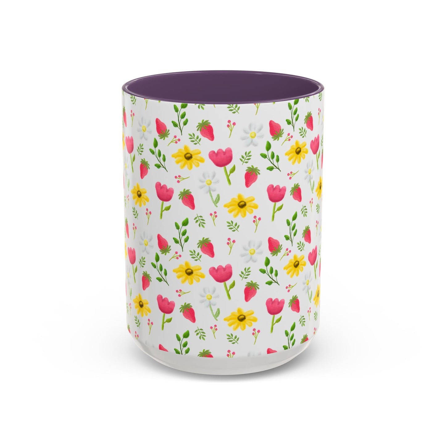 Berry Floral Coffee Mug