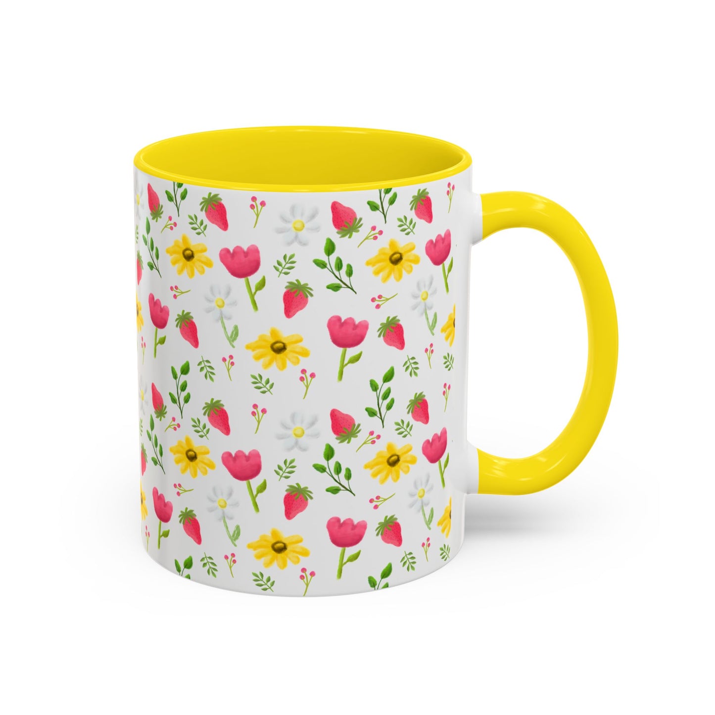 Berry Floral Coffee Mug