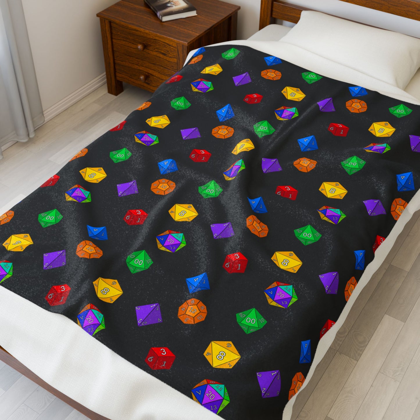 Pride Check Velveteen Plush Blanket
