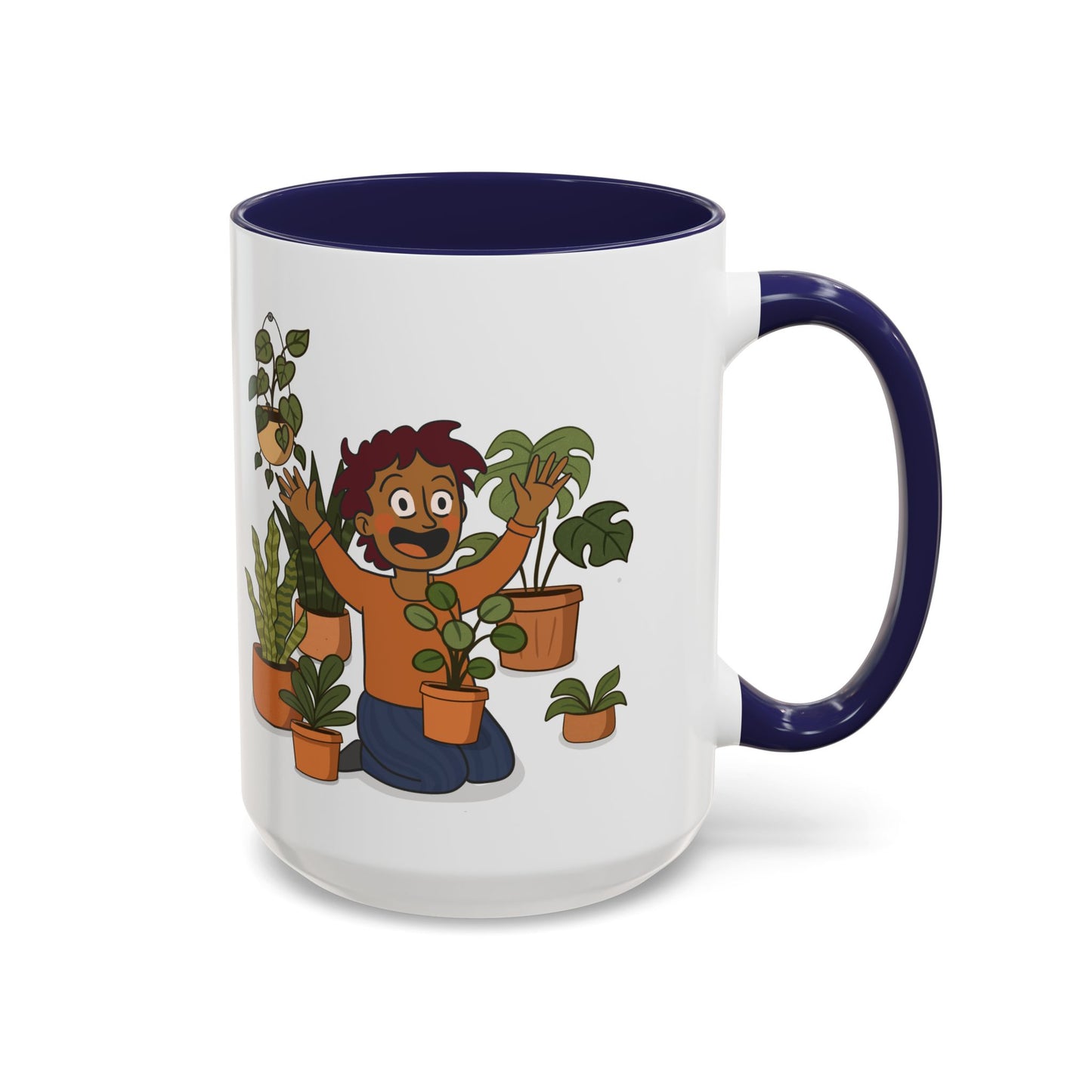 Crazy Plant Person Coffee Mug