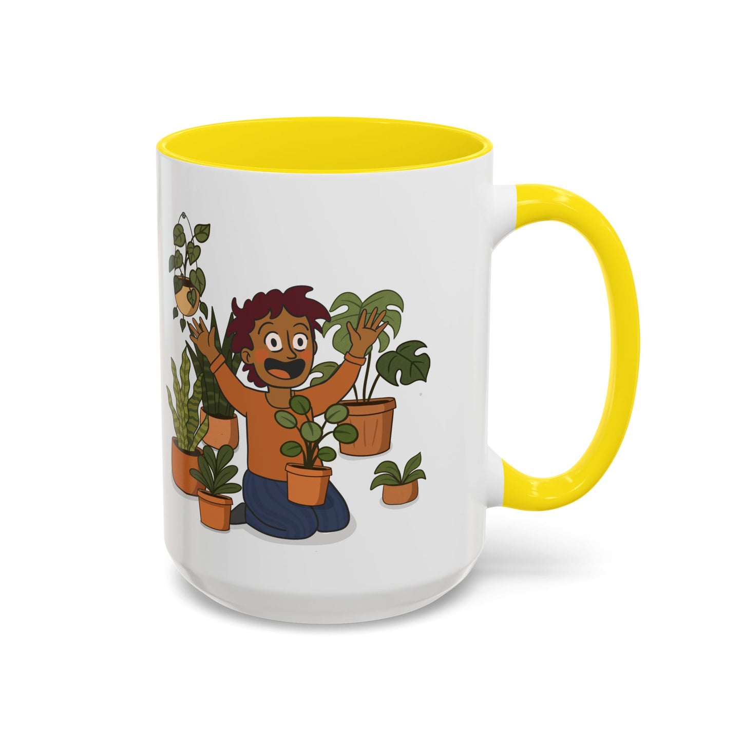 Crazy Plant Person Coffee Mug