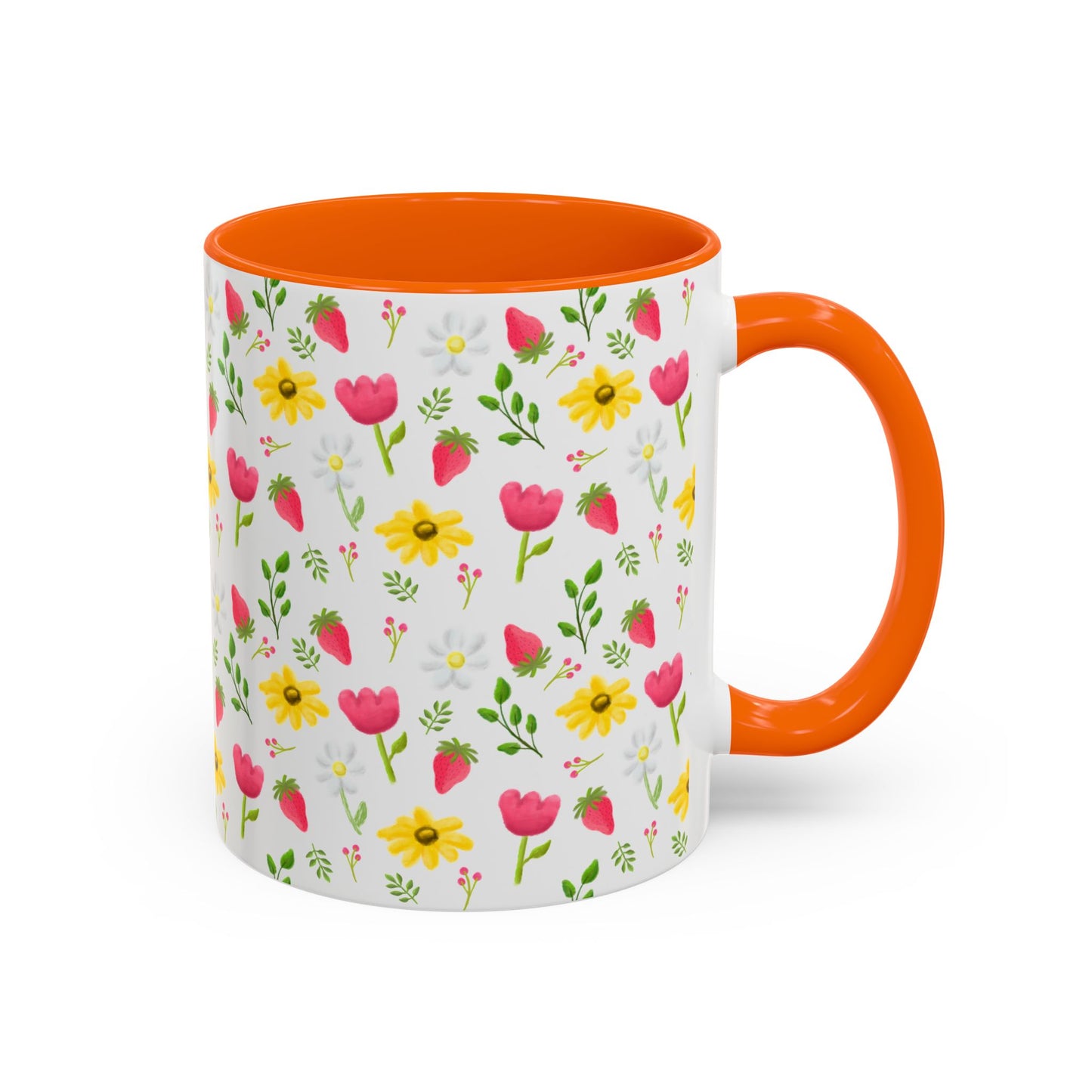 Berry Floral Coffee Mug
