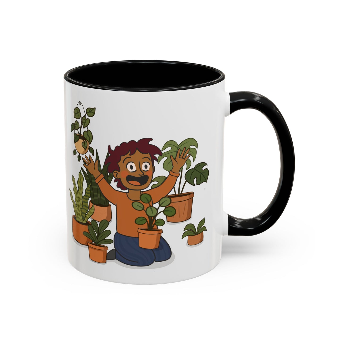 Crazy Plant Person Coffee Mug