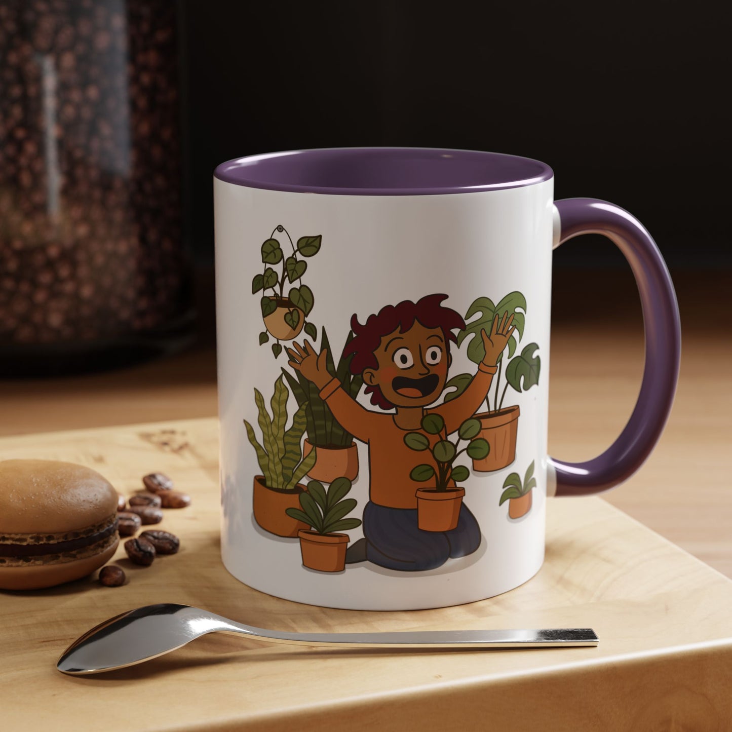 Crazy Plant Person Coffee Mug