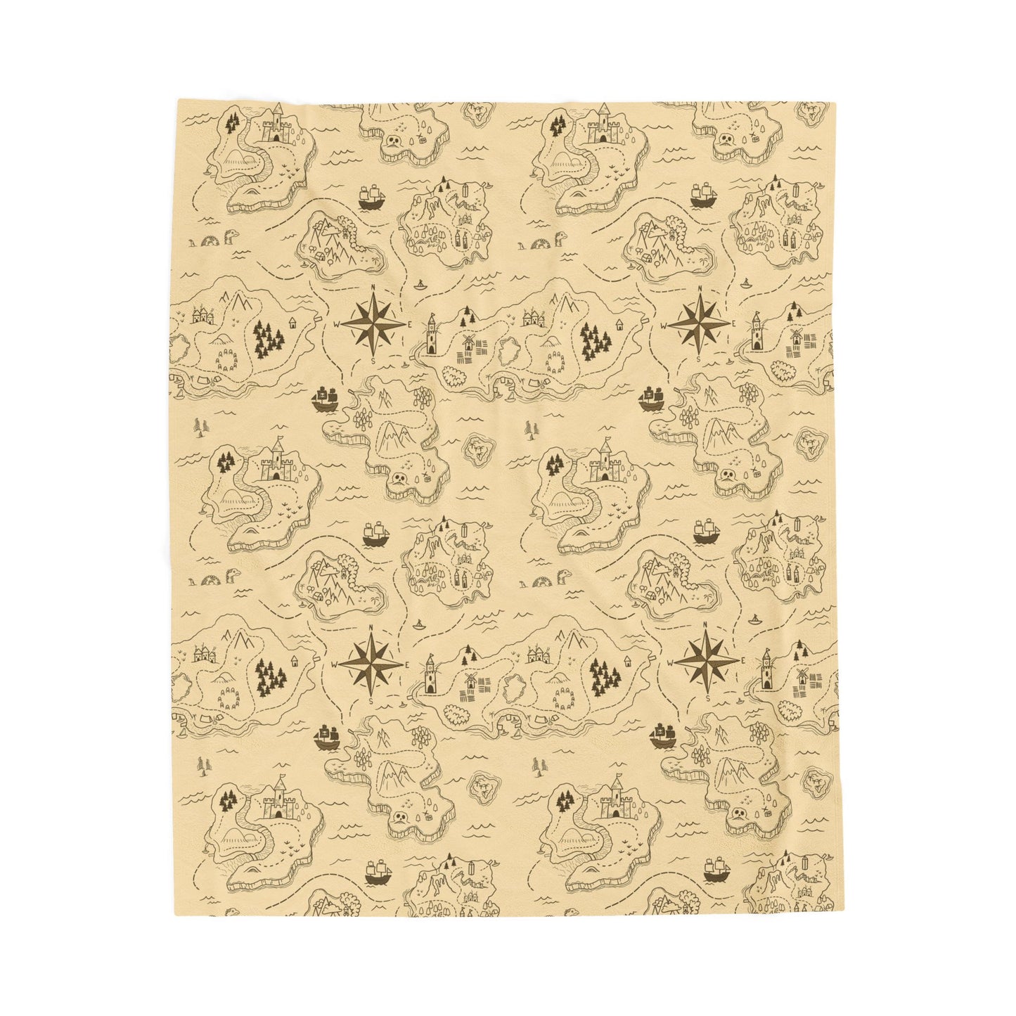 Adventure Awaits Velveteen Plush Blanket