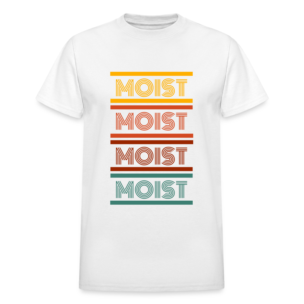 "Moist" Unisex Ultra Cotton Adult T-Shirt - white