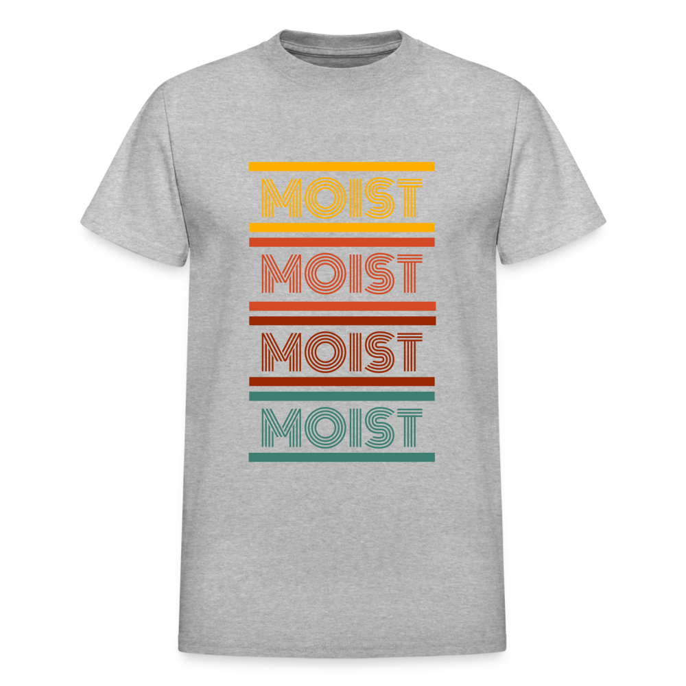 "Moist" Unisex Ultra Cotton Adult T-Shirt - heather gray