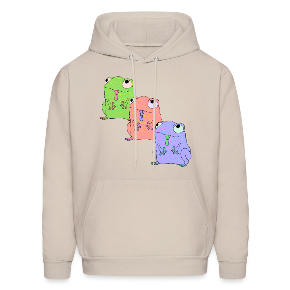 Froggy Friends Unisex Hanes Hoodie - Sand