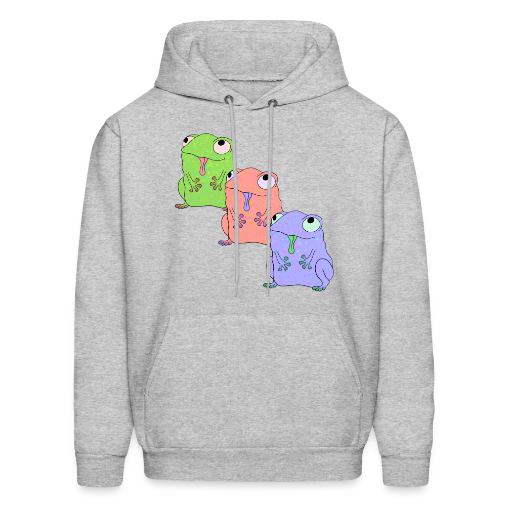Froggy Friends Unisex Hanes Hoodie - heather gray
