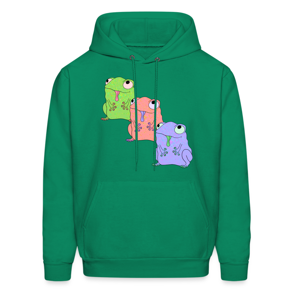 Froggy Friends Unisex Hanes Hoodie - kelly green