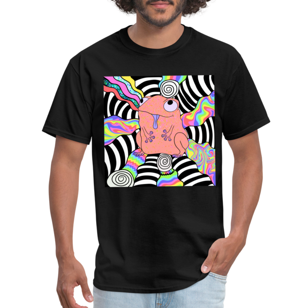 Acid Frogs Unisex Fruit of a Loom Classic T-Shirt - black