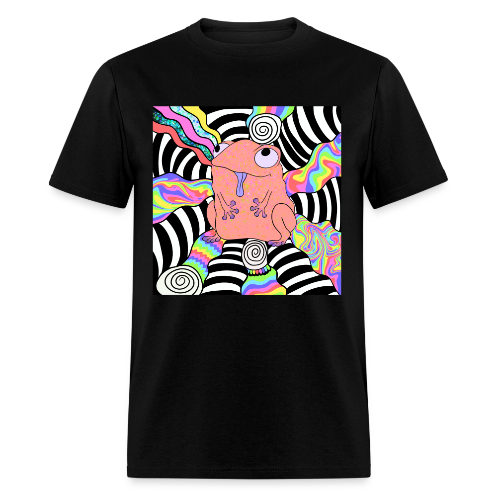 Acid Frogs Unisex Fruit of a Loom Classic T-Shirt - black