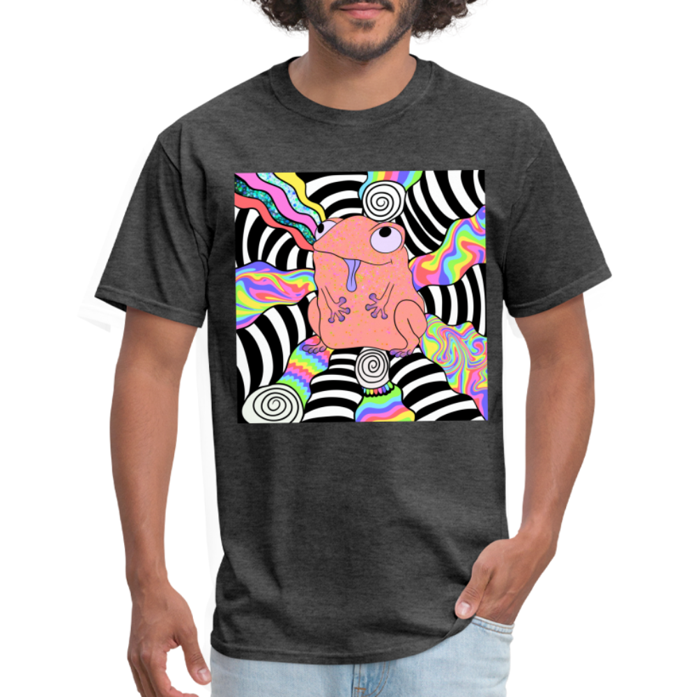 Acid Frogs Unisex Fruit of a Loom Classic T-Shirt - heather black