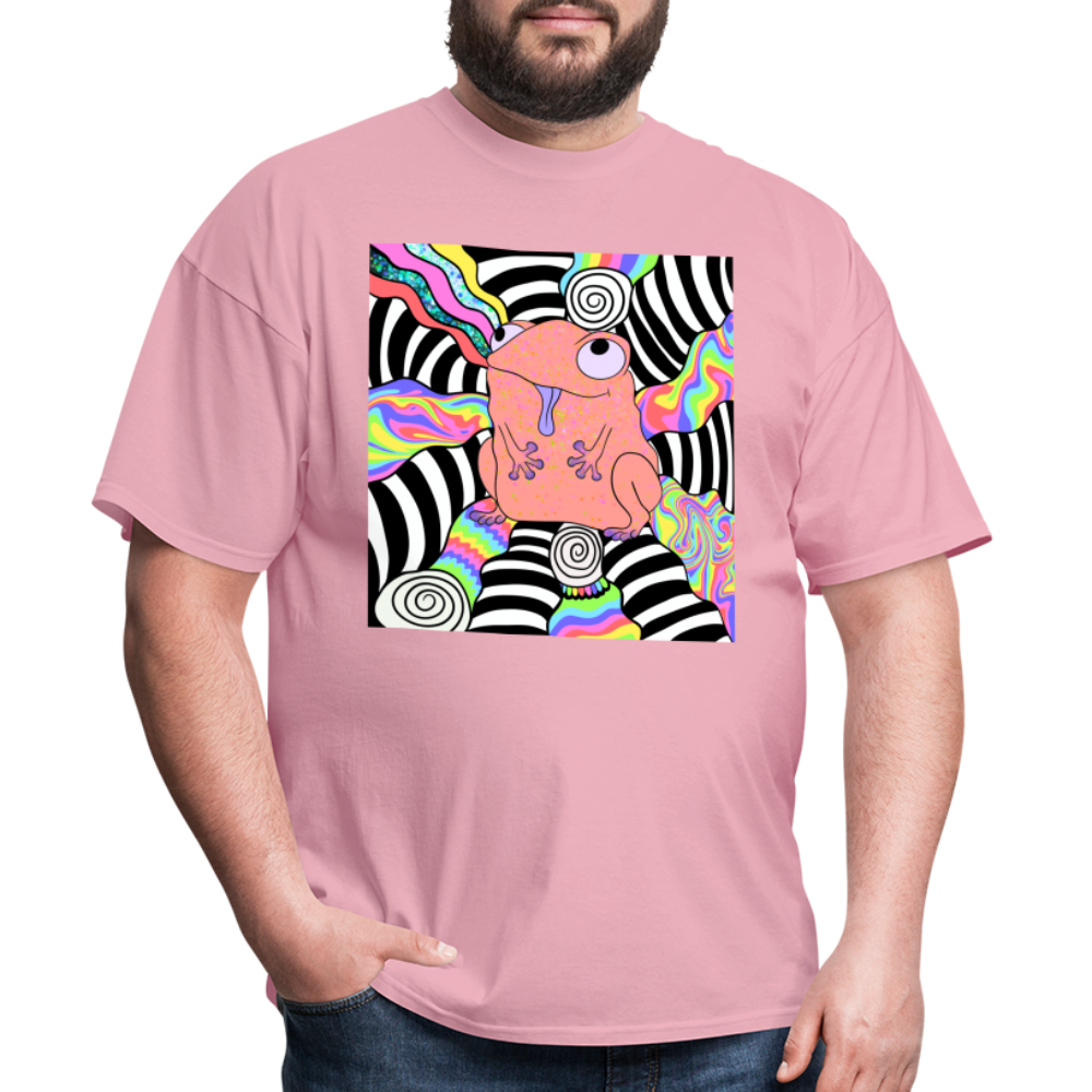 Acid Frogs Unisex Fruit of a Loom Classic T-Shirt - pink