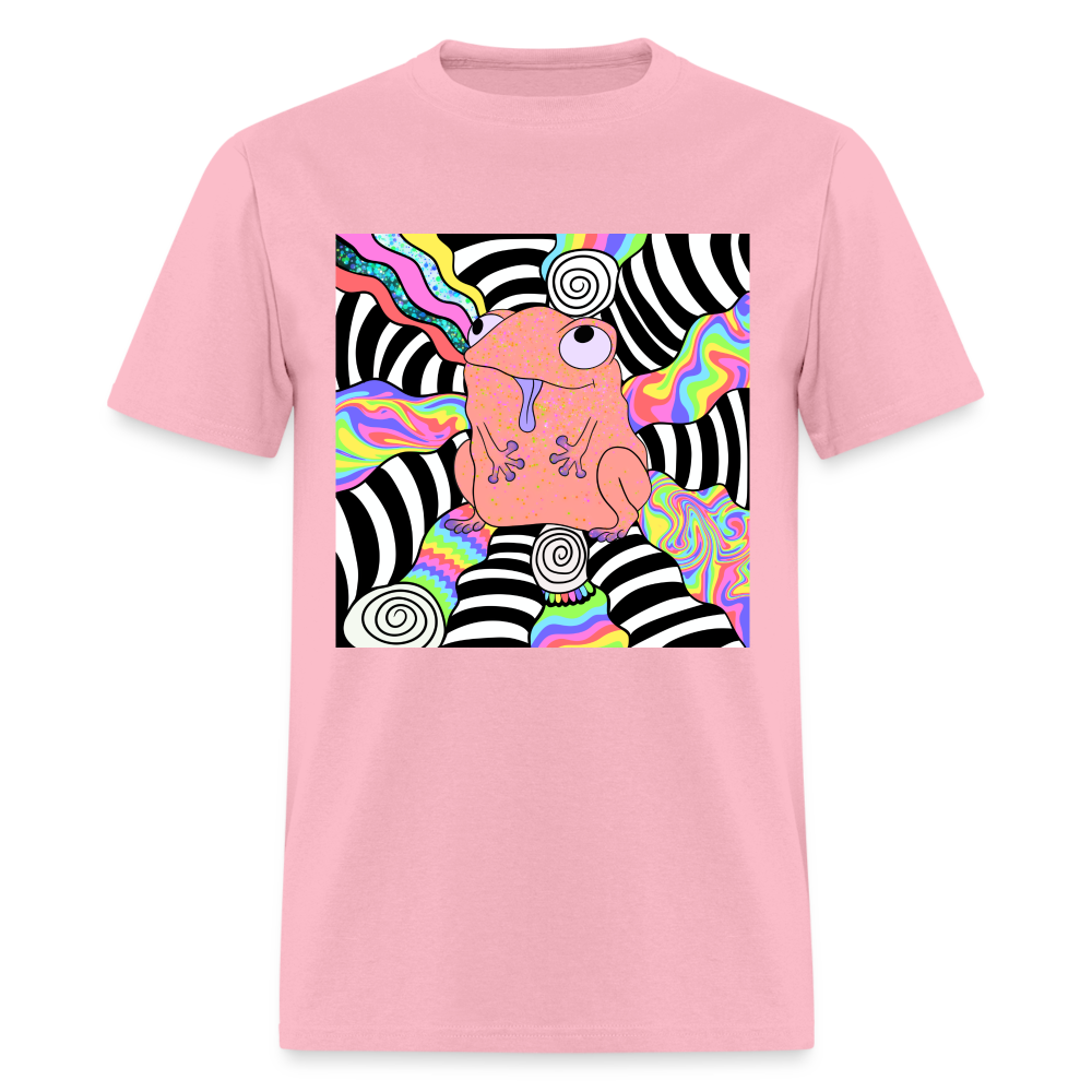 Acid Frogs Unisex Fruit of a Loom Classic T-Shirt - pink