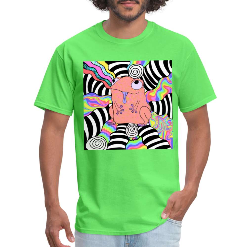 Acid Frogs Unisex Fruit of a Loom Classic T-Shirt - kiwi