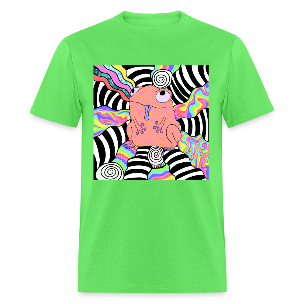 Acid Frogs Unisex Fruit of a Loom Classic T-Shirt - kiwi