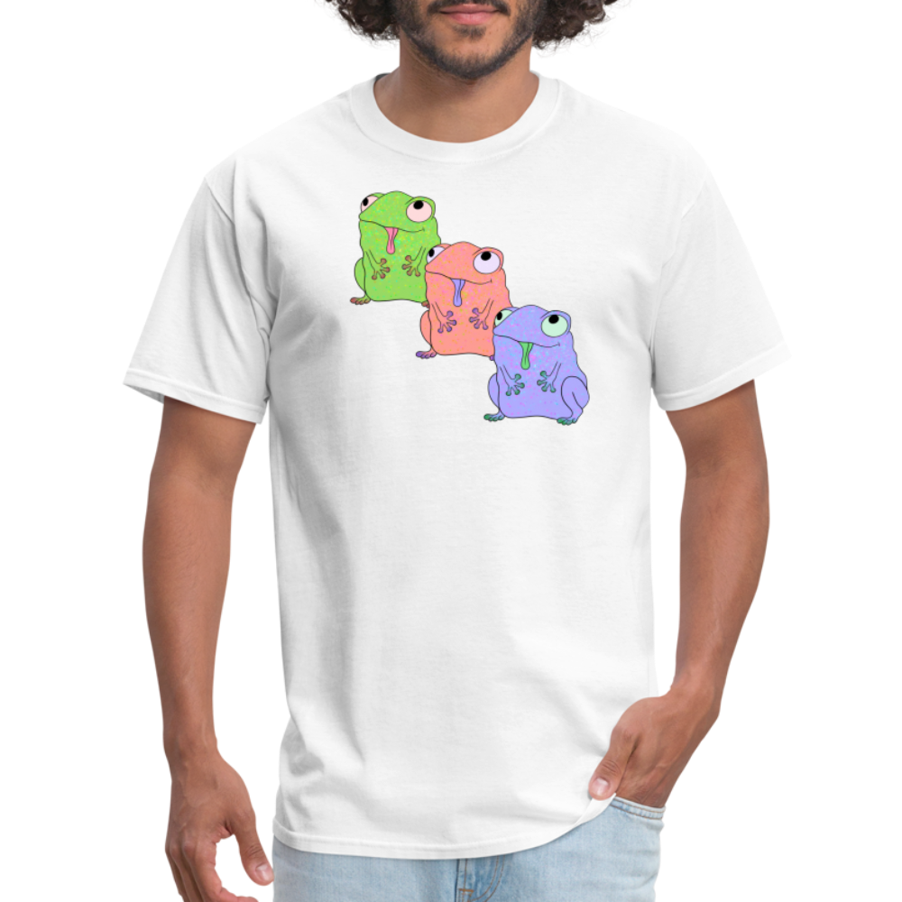 Froggy Friends Unisex Ultra Cotton Adult T-Shirt - white