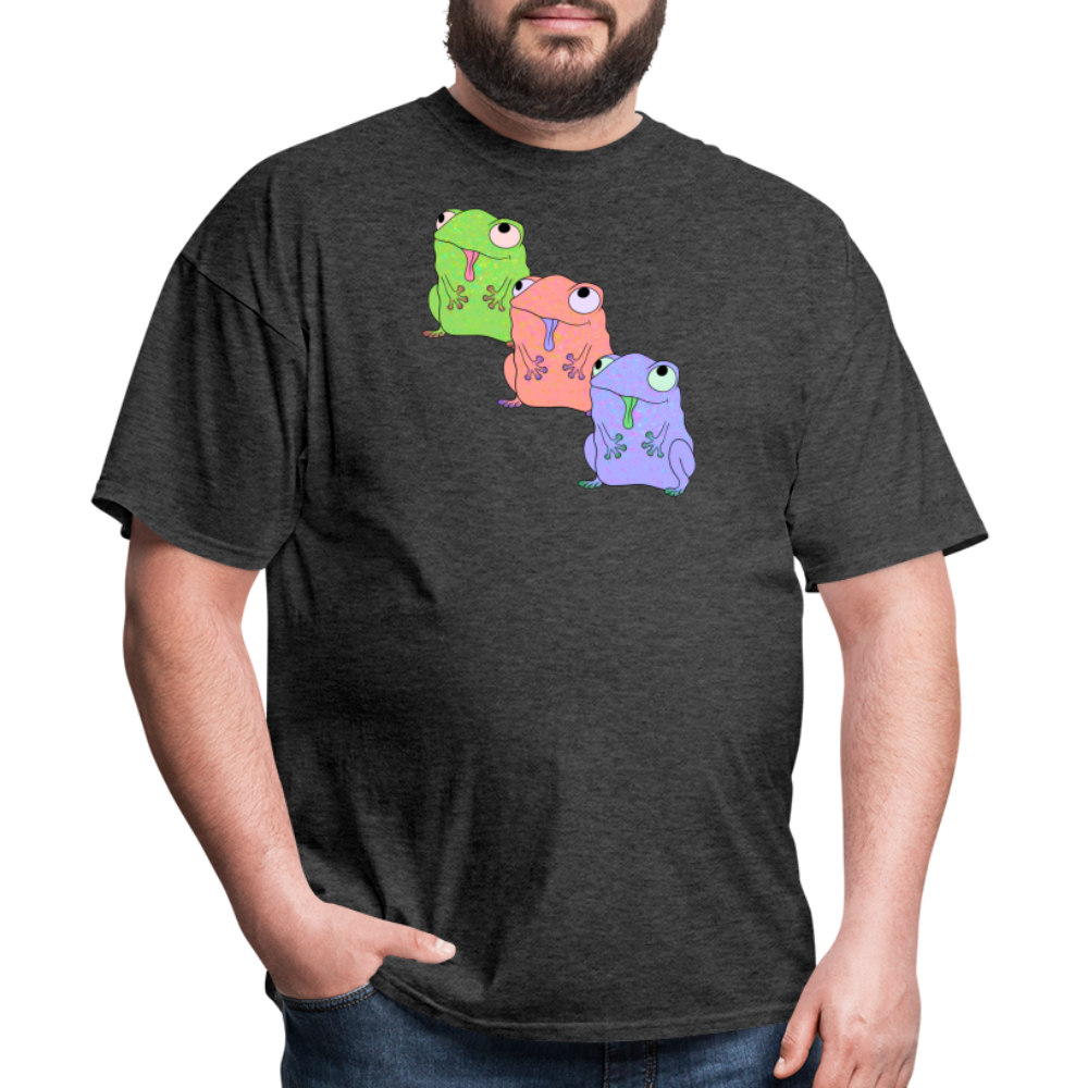 Froggy Friends Unisex Ultra Cotton Adult T-Shirt - heather black