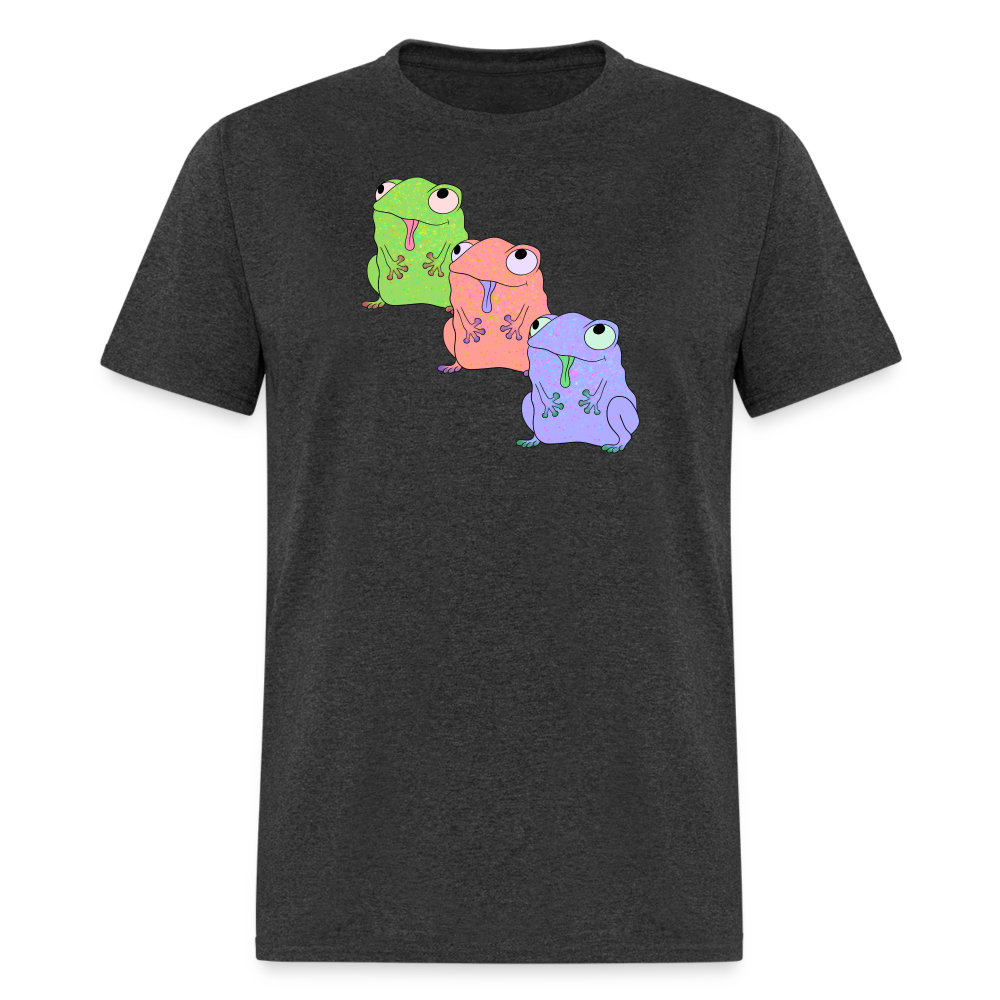 Froggy Friends Unisex Ultra Cotton Adult T-Shirt - heather black