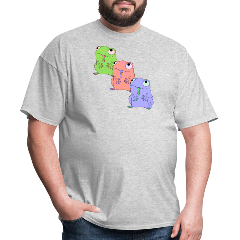 Froggy Friends Unisex Ultra Cotton Adult T-Shirt - heather gray