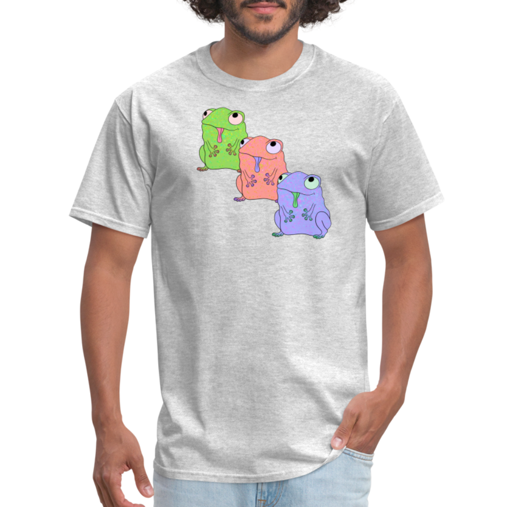 Froggy Friends Unisex Ultra Cotton Adult T-Shirt - heather gray