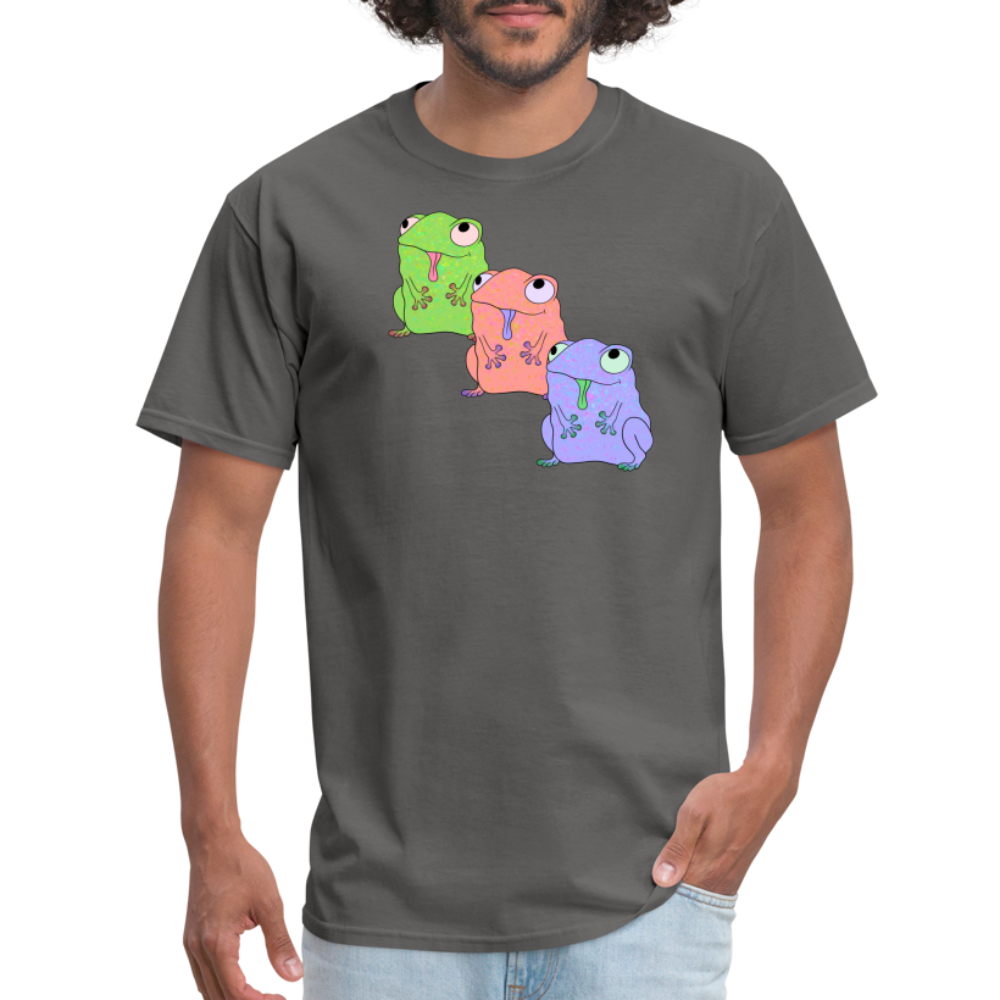 Froggy Friends Unisex Ultra Cotton Adult T-Shirt - charcoal
