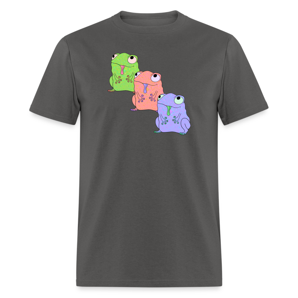 Froggy Friends Unisex Ultra Cotton Adult T-Shirt - charcoal