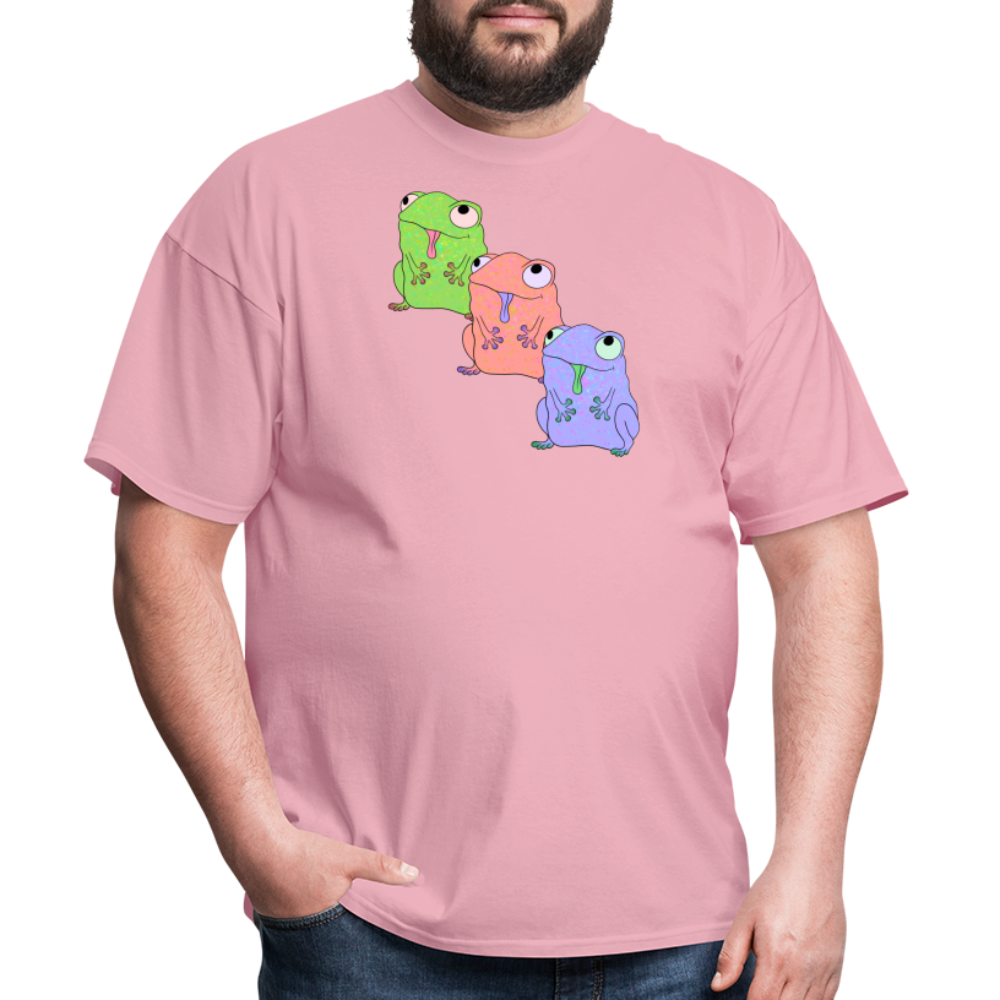 Froggy Friends Unisex Ultra Cotton Adult T-Shirt - pink