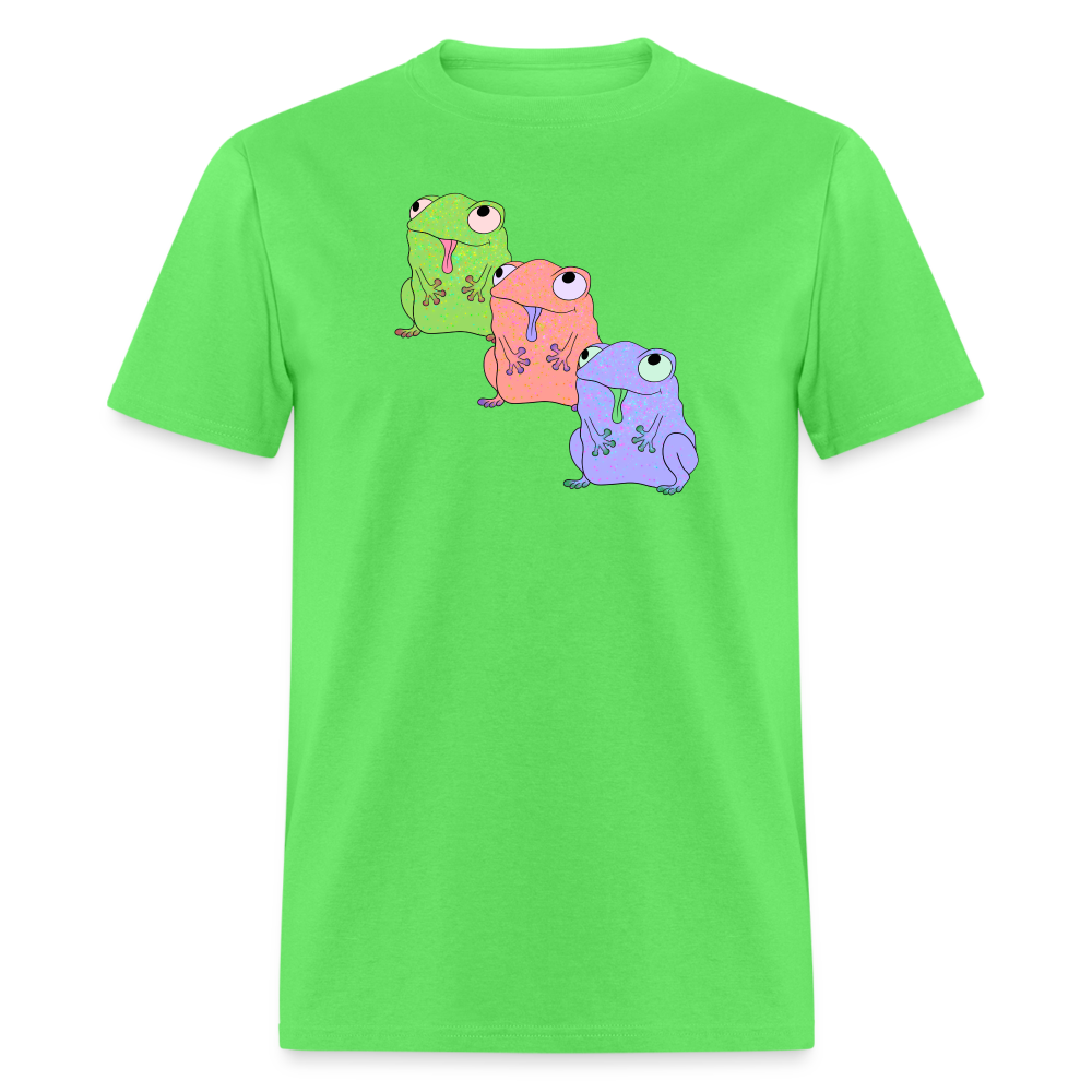 Froggy Friends Unisex Ultra Cotton Adult T-Shirt - kiwi