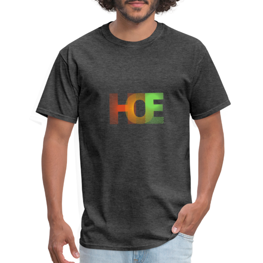 H.O.E unisex Fruit of the Loom classic T-shirt - heather black