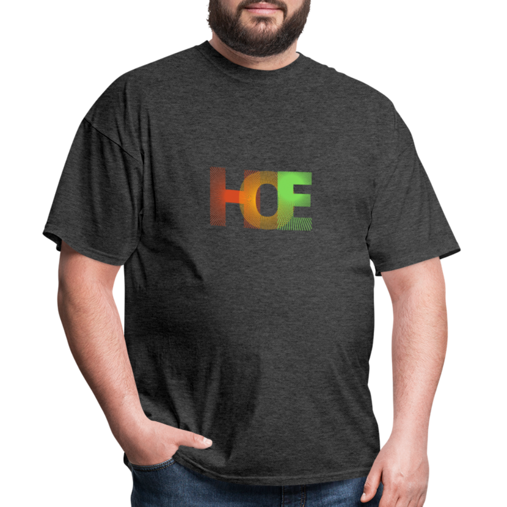 H.O.E unisex Fruit of the Loom classic T-shirt - heather black