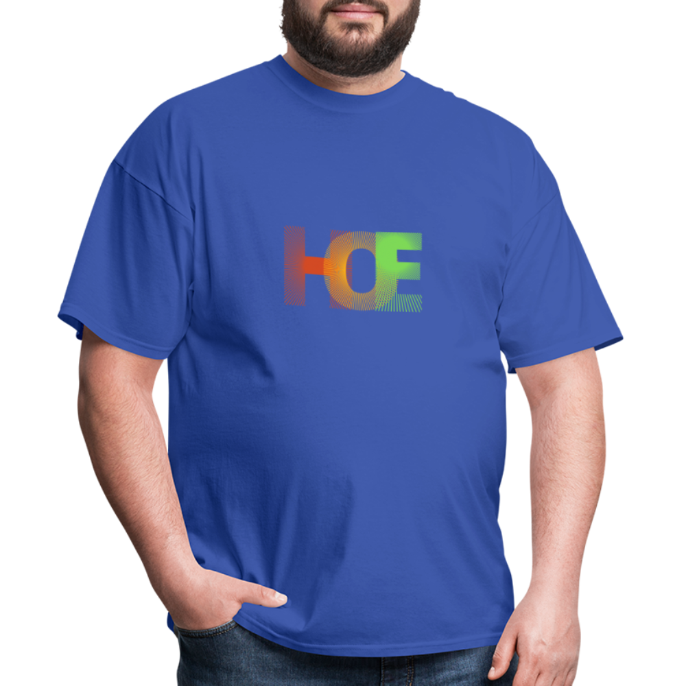 H.O.E unisex Fruit of the Loom classic T-shirt - royal blue