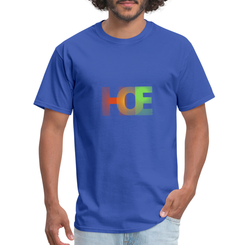 H.O.E unisex Fruit of the Loom classic T-shirt - royal blue