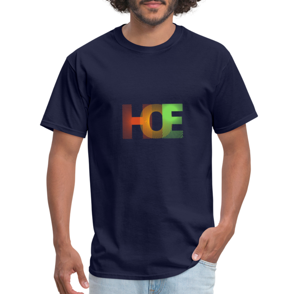 H.O.E unisex Fruit of the Loom classic T-shirt - navy