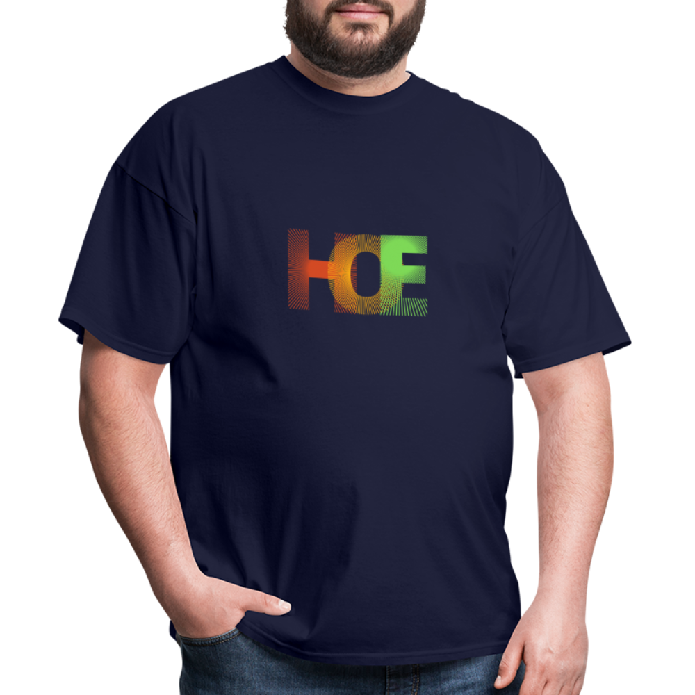 H.O.E unisex Fruit of the Loom classic T-shirt - navy