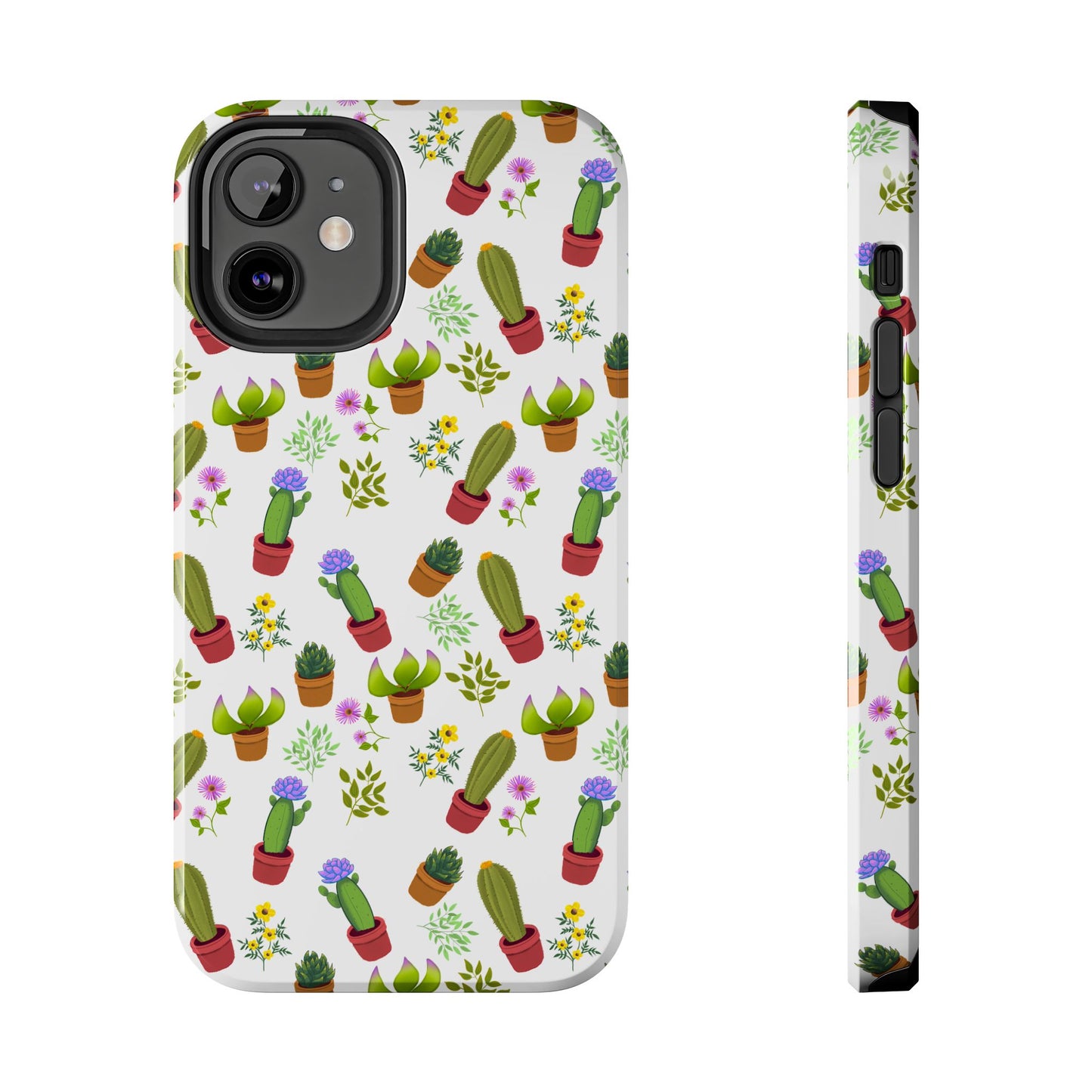 Cactus and Friends Phone Case - White