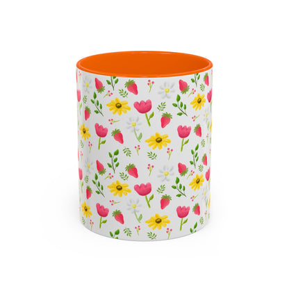 Berry Floral Coffee Mug