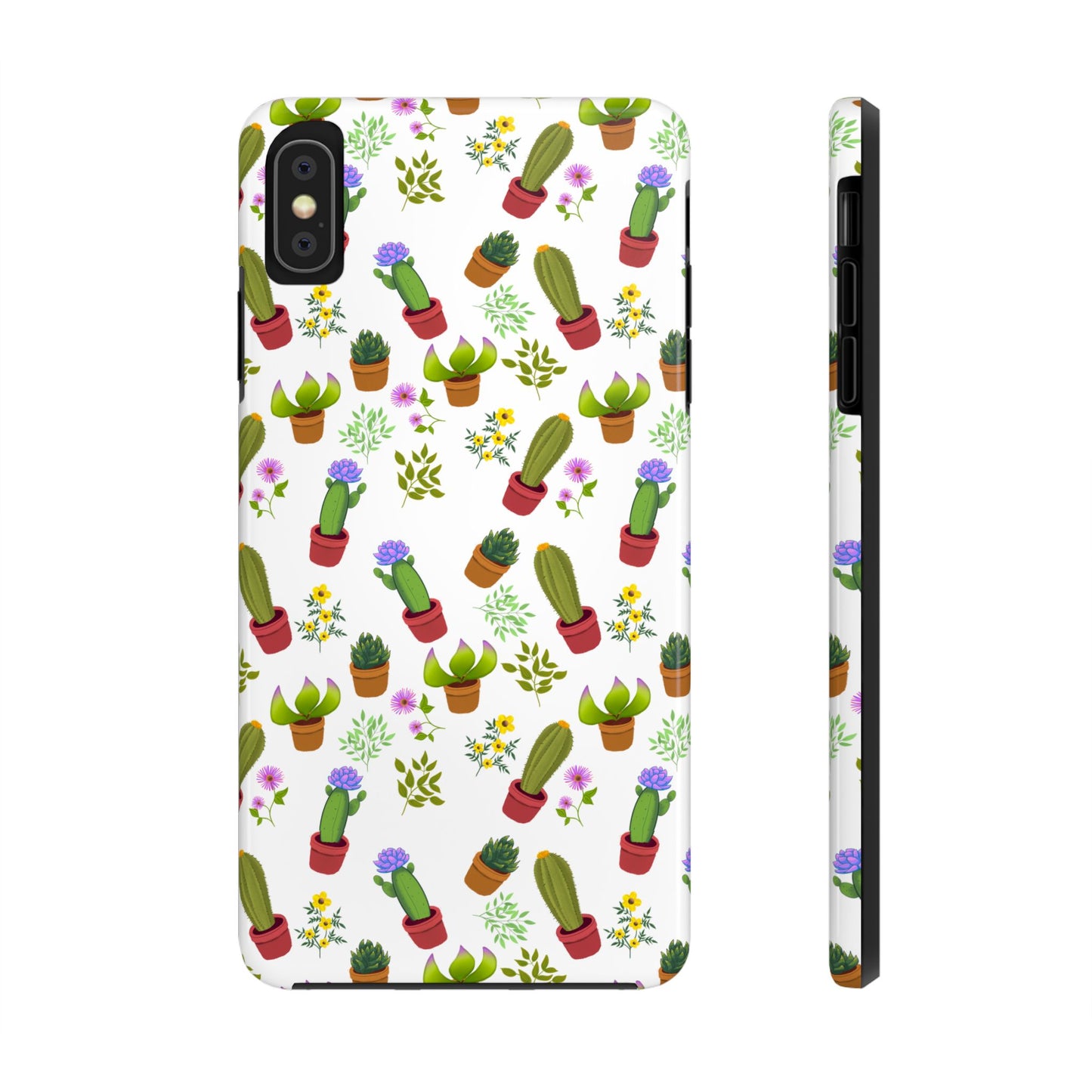 Cactus and Friends Phone Case - White