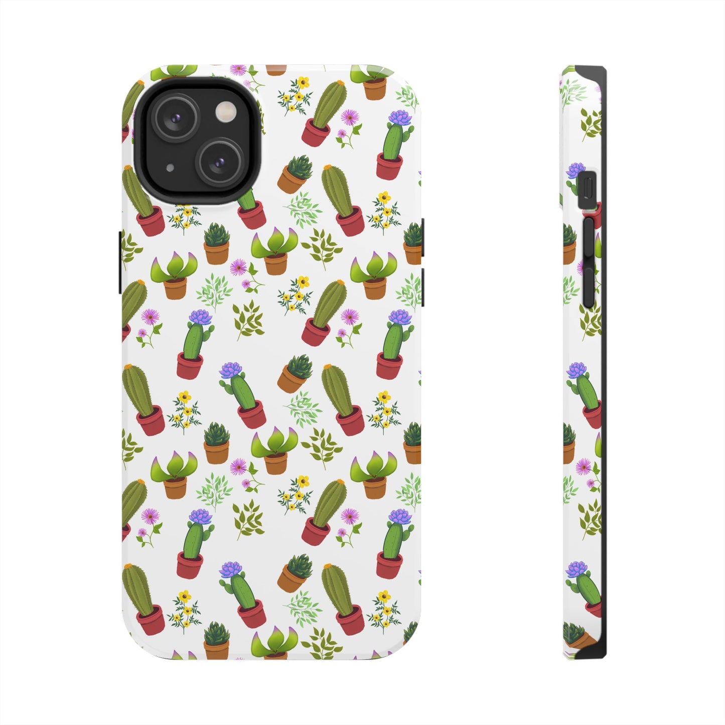 Cactus and Friends Phone Case - White