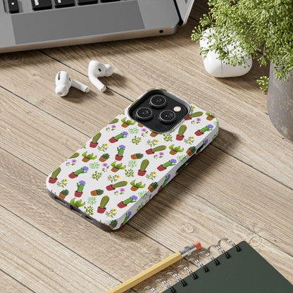 Cactus and Friends Phone Case - White