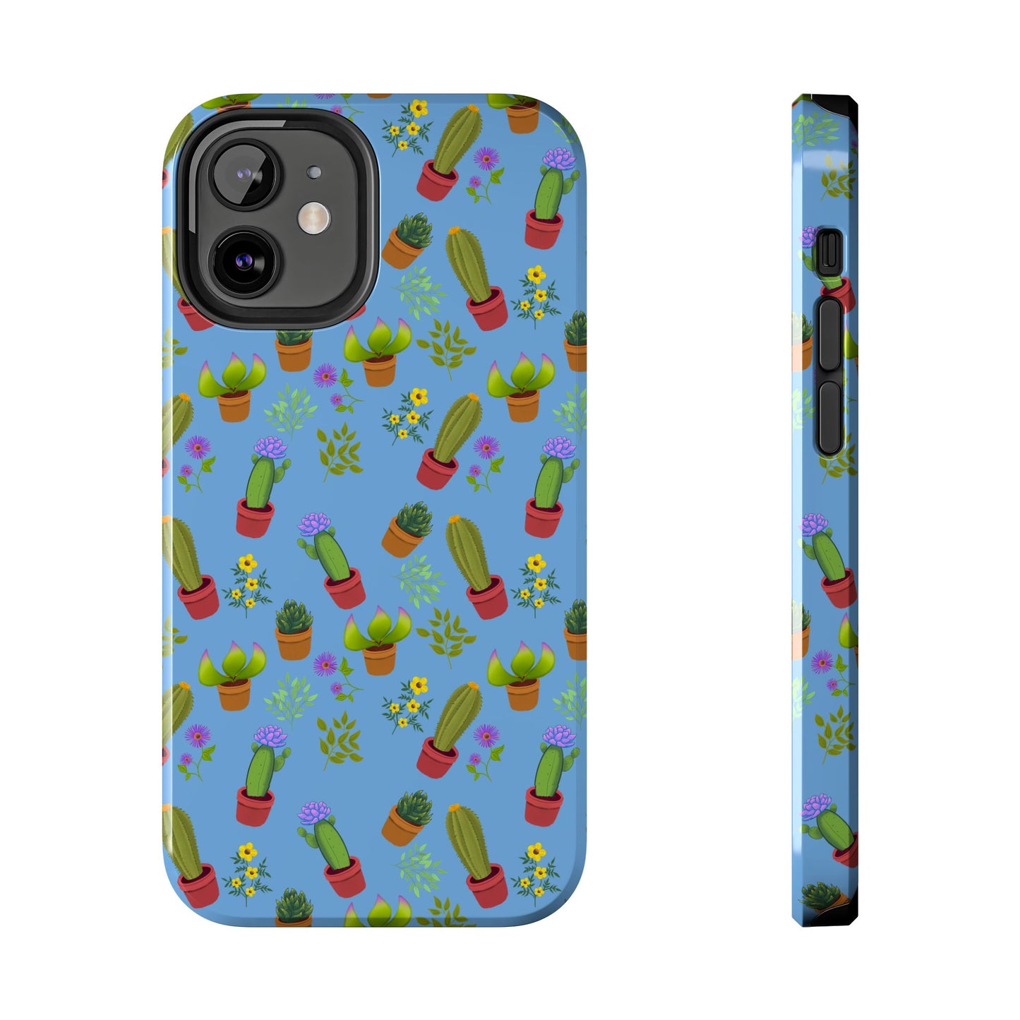 Blue Cactus and Friends Phone Case